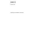 AEG 2460D-A/GB Owners Manual