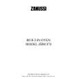 ZANUSSI ZBM878W Owners Manual