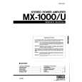 YAMAHA MX1000U Service Manual