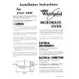 WHIRLPOOL MW8600XL0 Installation Manual