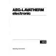 AEG Lavatherm Electronic Owners Manual
