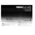 YAMAHA M-45 Owners Manual