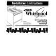 WHIRLPOOL SF396PEPW0 Installation Manual