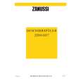 ZANUSSI ZDM6037W Owners Manual