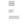 AEG DM8400-M Owners Manual