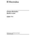 ELECTROLUX EOB1711X Owners Manual