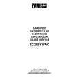 ZANUSSI ZCG55CNWC Owners Manual