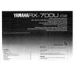 YAMAHA RX-700U Owners Manual