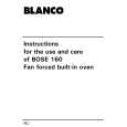 BLANCO BOSE160X Owners Manual
