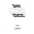 OBERHEIM OB-X Owners Manual