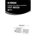 YAMAHA YST-MS50 Owners Manual