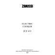 ZANUSSI ZCE611X Owners Manual