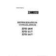 ZANUSSI ZFD21/7 Owners Manual