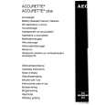 AEG ACCURETTE Owners Manual