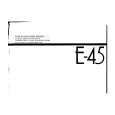 YAMAHA E-45 Owners Manual