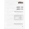 JUNO-ELECTROLUX JMW210S Owners Manual
