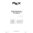 REX-ELECTROLUX FI1550D Owners Manual