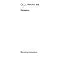 AEG FAV446W Owners Manual
