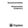 FRIGIDAIRE FD604Z Owners Manual