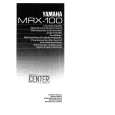 YAMAHA MRX-100 Owners Manual