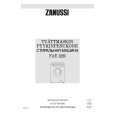 ZANUSSI FAE1226 Owners Manual