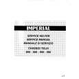 IMPERIAL BS980 Service Manual