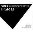 YAMAHA PSR-8 Owners Manual