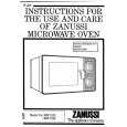 ZANUSSI MW2132 Owners Manual