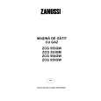 ZANUSSI ZCG553GW Owners Manual