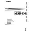 YAMAHA MSR400 Owners Manual