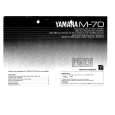 YAMAHA M-70 Owners Manual