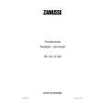ZANUSSI ZK 27/10 AO Owners Manual