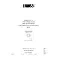 ZANUSSI W1002 Owners Manual