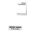 ARTHUR MARTIN ELECTROLUX CV6068-1 Owners Manual