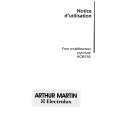 ARTHUR MARTIN ELECTROLUX AOB755N1 Owners Manual
