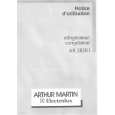ARTHUR MARTIN ELECTROLUX AR2820I Owners Manual