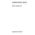 AEG Competence 3032 B-ew Owners Manual