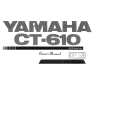 YAMAHA CT-610 Owners Manual