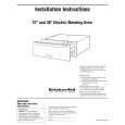 WHIRLPOOL KEWD175HBL0 Installation Manual