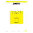 ZANUSSI TD06TX Owners Manual