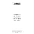 ZANUSSI ZDE320IX Owners Manual