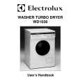 ELECTROLUX WD1036 Owners Manual