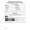 WHIRLPOOL WTW5400TQ0 Installation Manual
