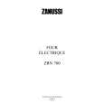 ZANUSSI ZBN760X Owners Manual