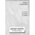 ARTHUR MARTIN ELECTROLUX LS0985 Owners Manual