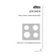 JUNO-ELECTROLUX JCK 540 E Owners Manual
