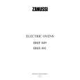 ZANUSSI BMF849AK Owners Manual