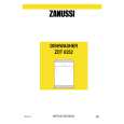 ZANUSSI ZDT6252 Owners Manual