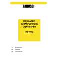 ZANUSSI ZDI6555W Owners Manual