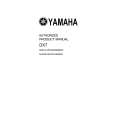 YAMAHA DX7 Owners Manual